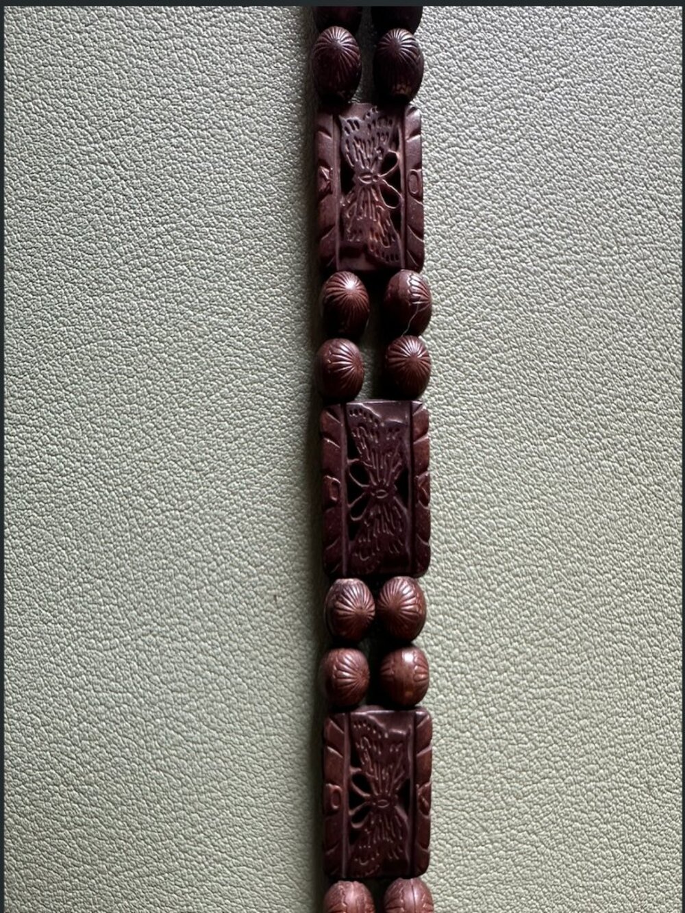 Vintage Wood Belt (handmade)